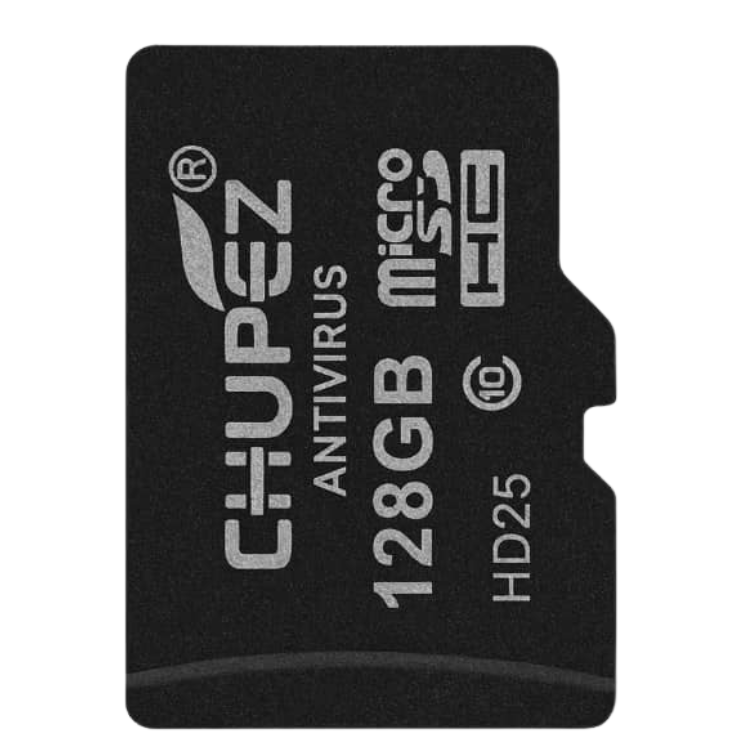 Chupez 128GB Antivirus Memory Card – Ultra-Fast, Virus-Protected MicroSD for Android, Cameras & Tablets
